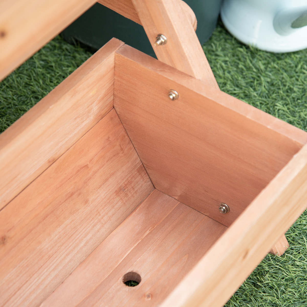 Outsunny 3-Tier Elevated Wooden Garden Bed - Versatile Planter Box Kit